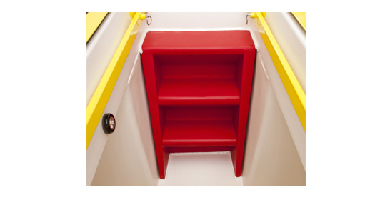 Tornado Shelter Steps, Storm Shelter Entry, Double Wall Foam Filled Construction